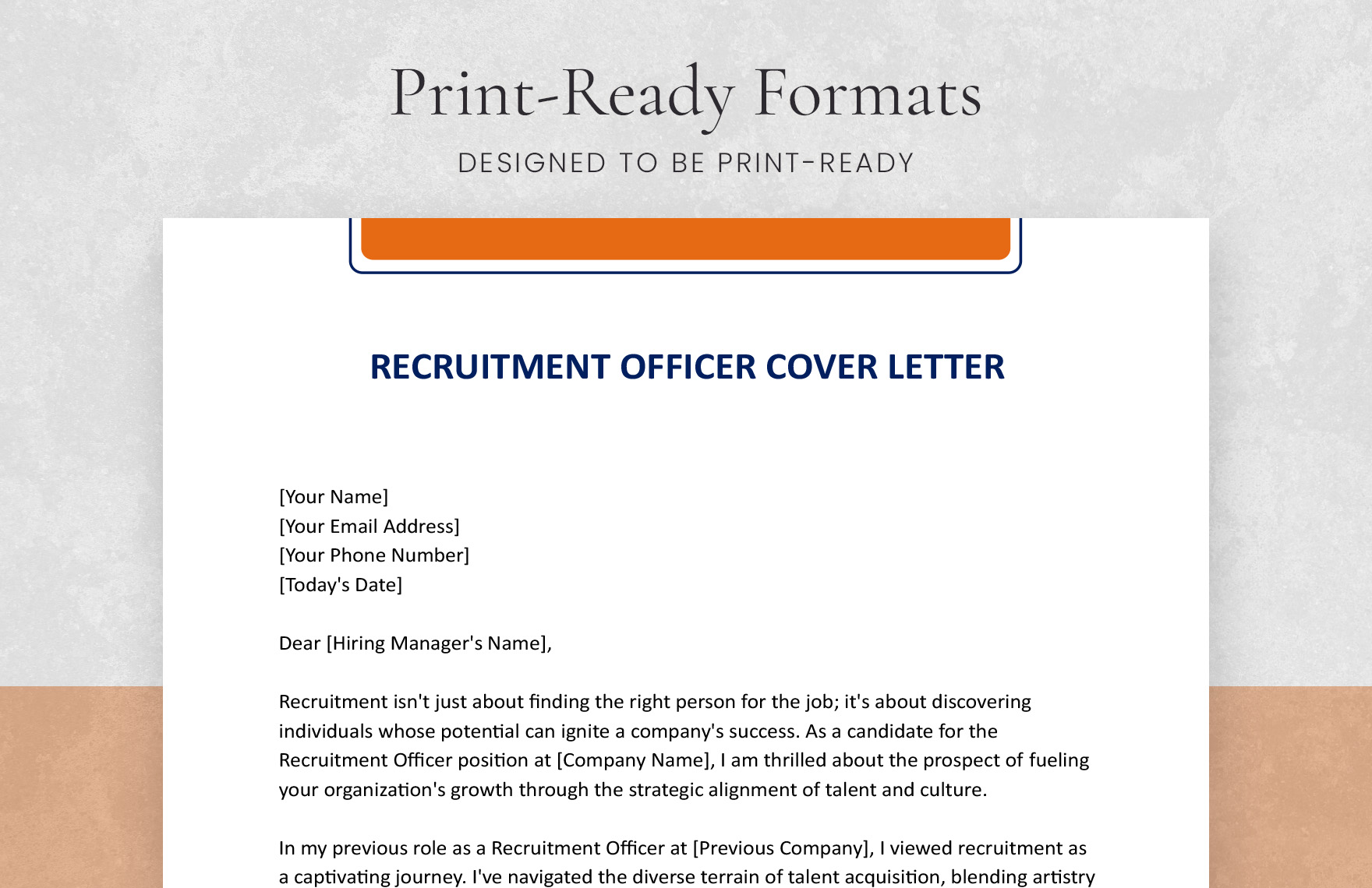 Recruitment Officer Cover Letter
