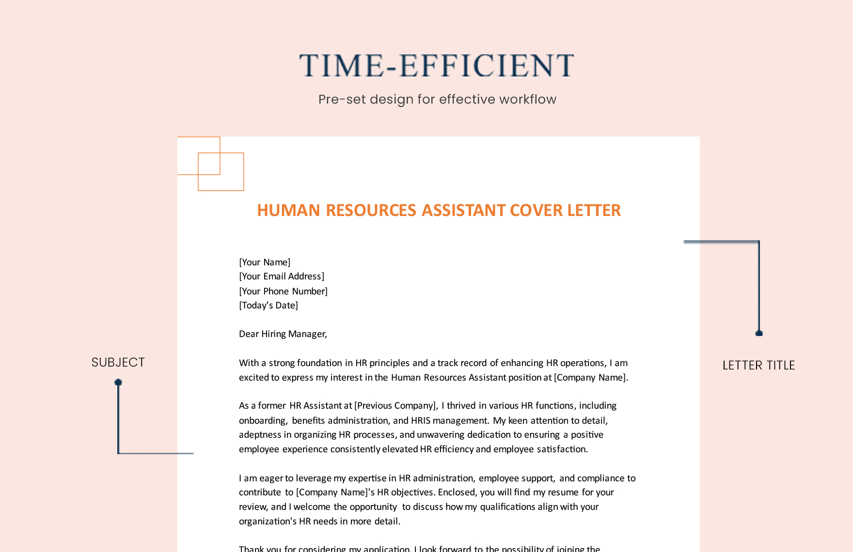 Human Resources Assistant Cover Letter