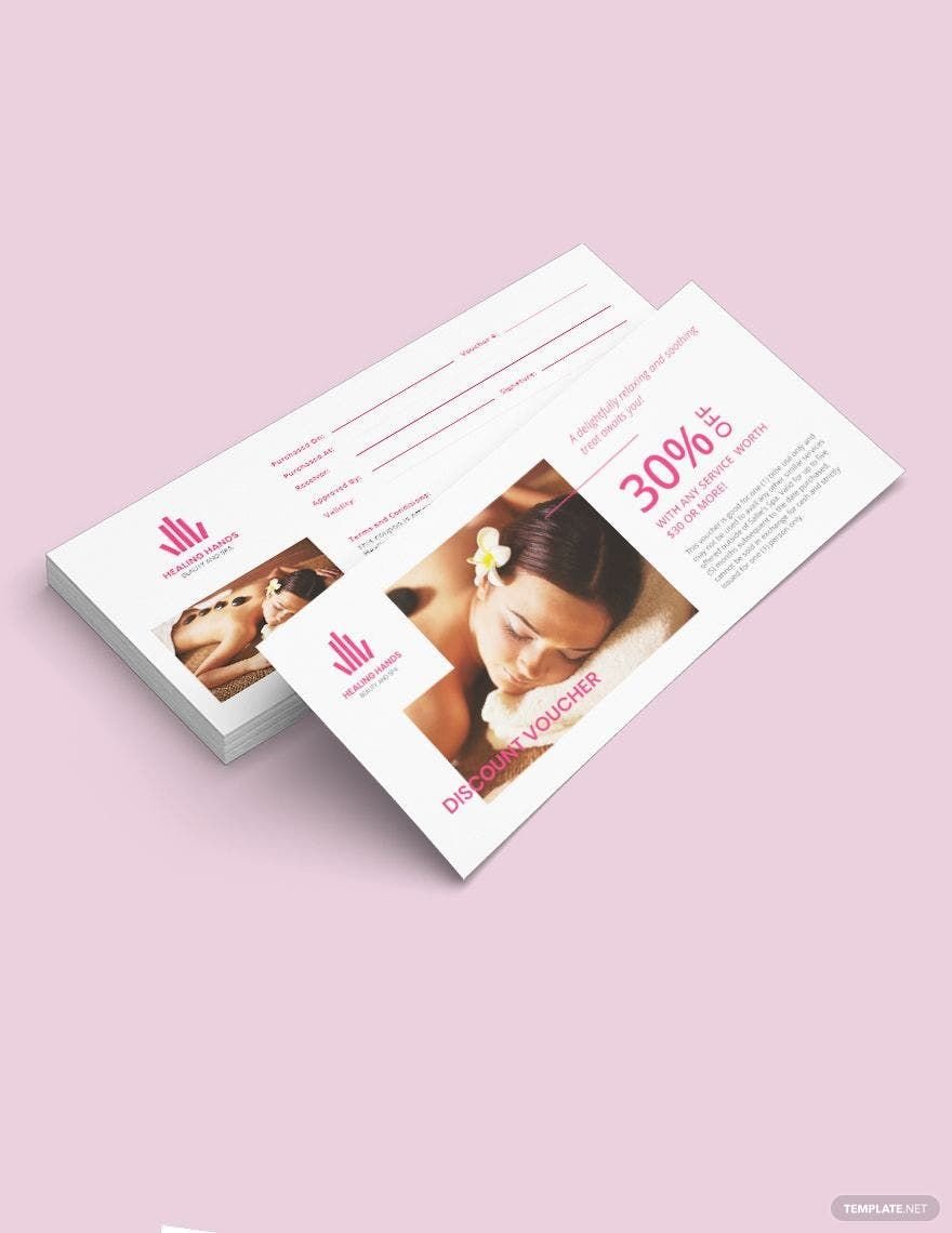 Beauty Spa Voucher Template in Word, Illustrator, PSD, Apple Pages, Publisher