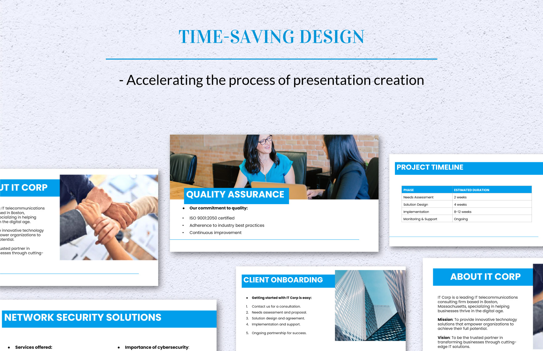 IT Telecommunications Consulting Business Presentation Template