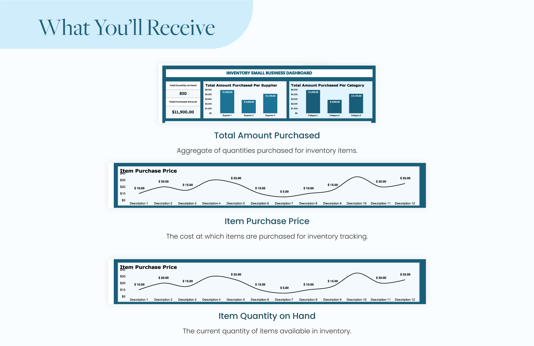 Inventory Small Business Template