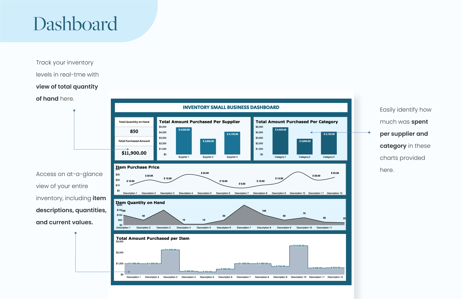 Inventory Small Business Template