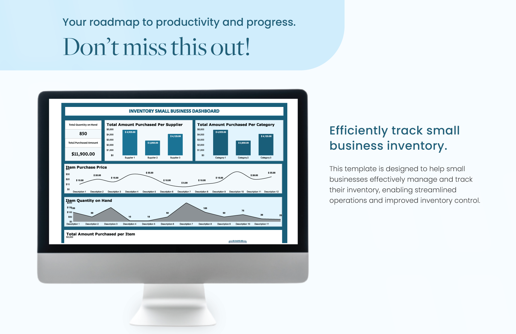 Inventory Small Business Template