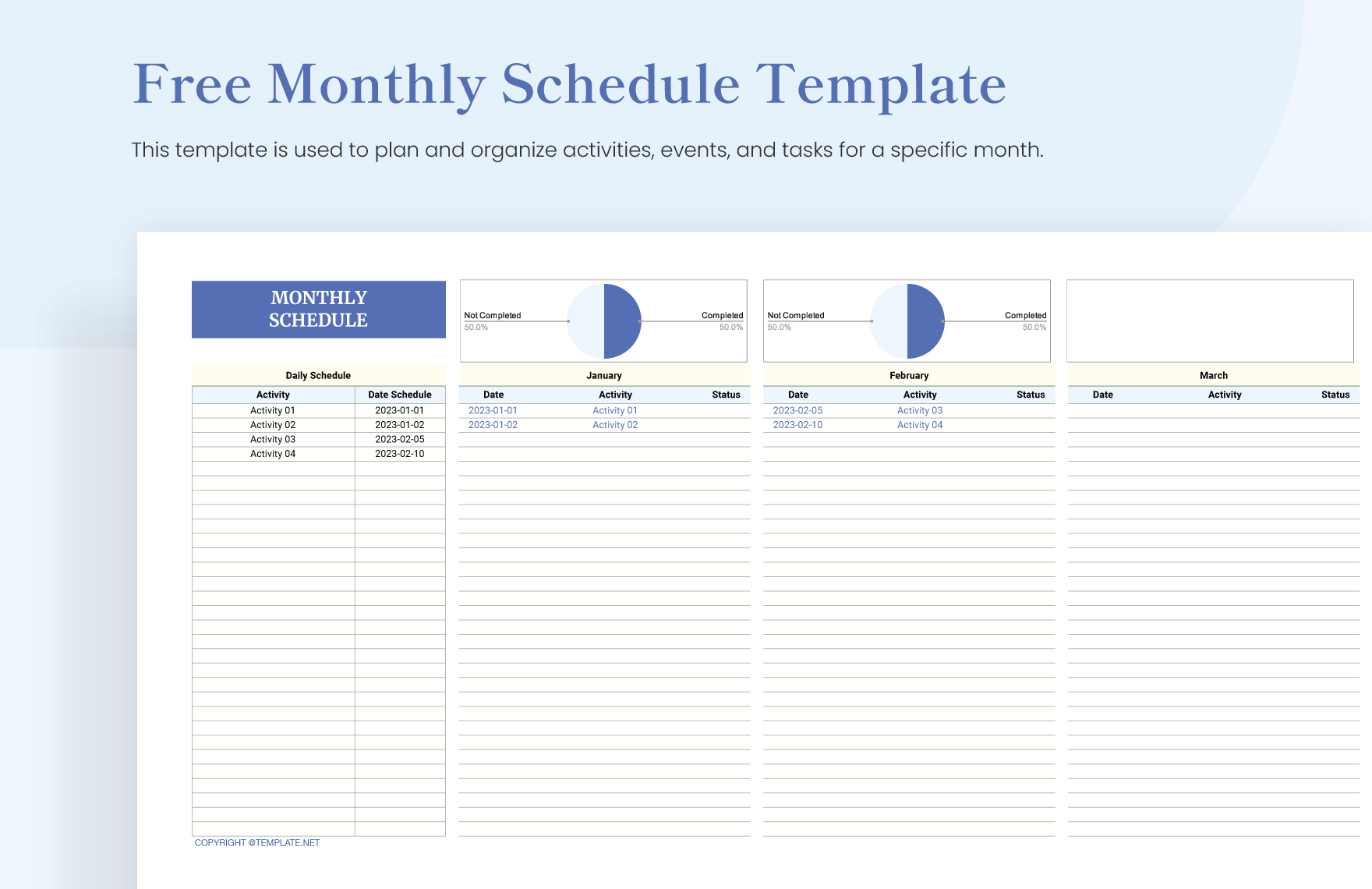 FREE Google Sheets Template - Download | Template.net