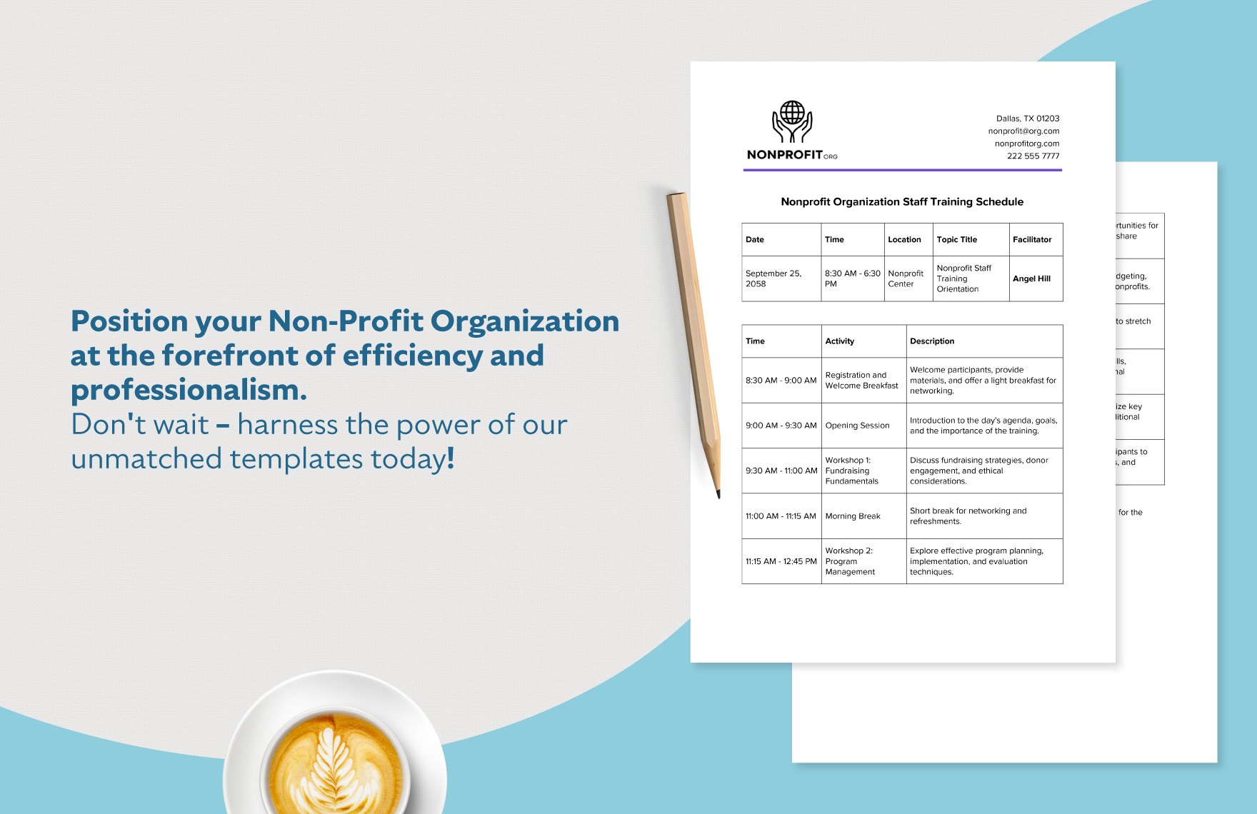 Nonprofit Organization Staff Equipment Request Form Template