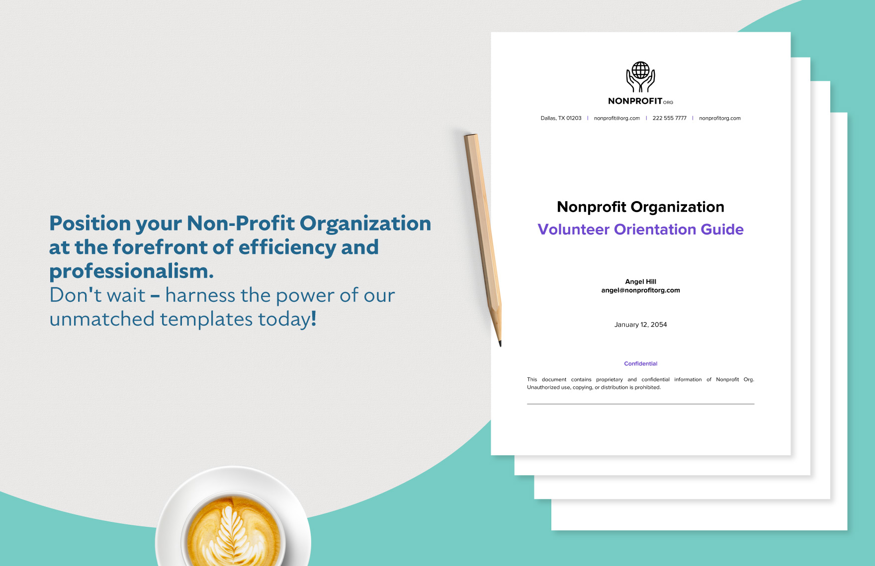 Nonprofit Organization Volunteer Orientation Guide Template