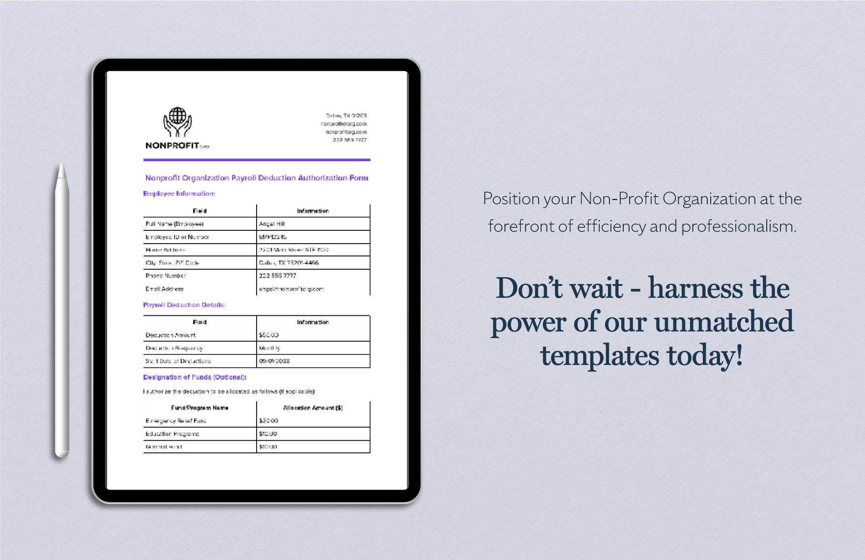 Nonprofit Organization Compliance Checklist Template