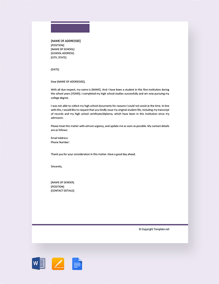 free-request-letter-to-principal-for-original-certificates-template