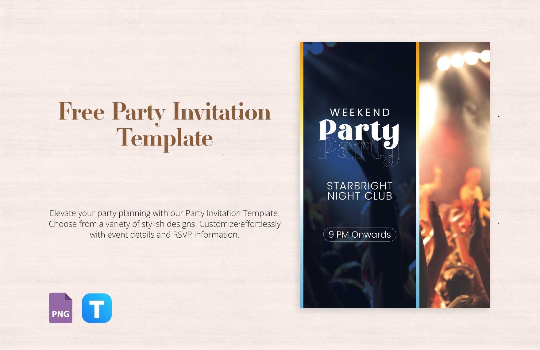 Party Invitation Template