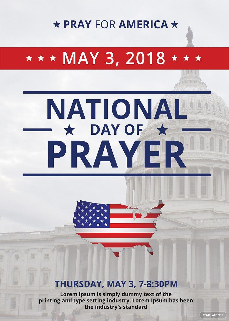National Day of Prayer Invitation Template
