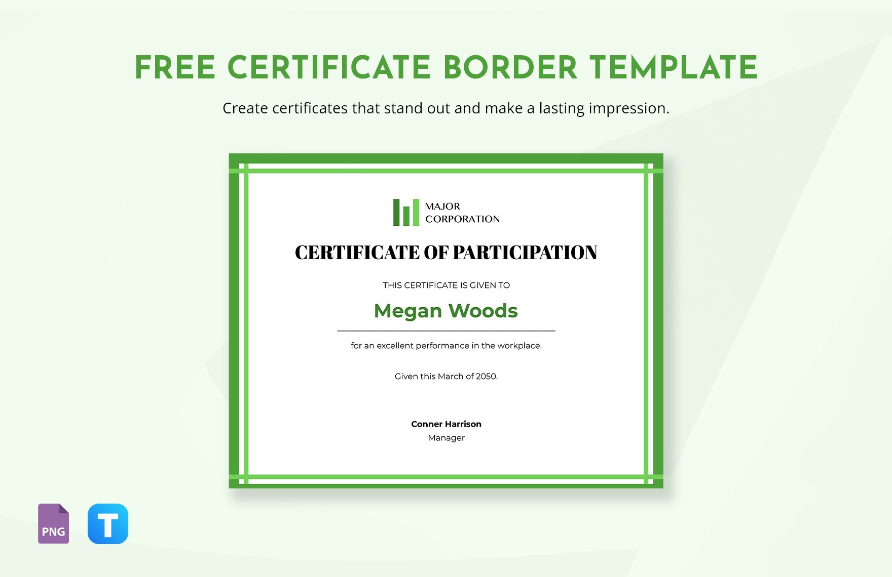 Free Certificate Border Template