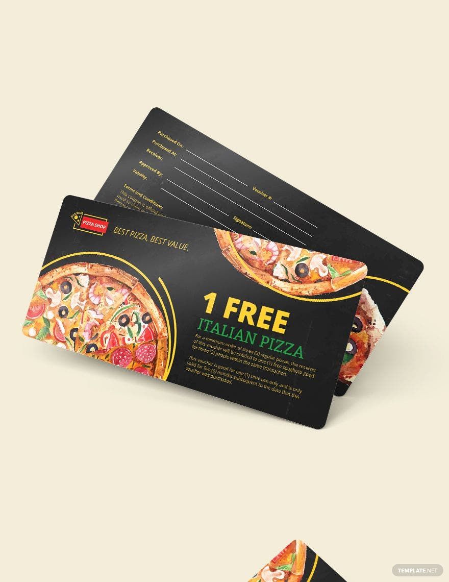 Restaurant Coupon Word Templates Design Free Download Template