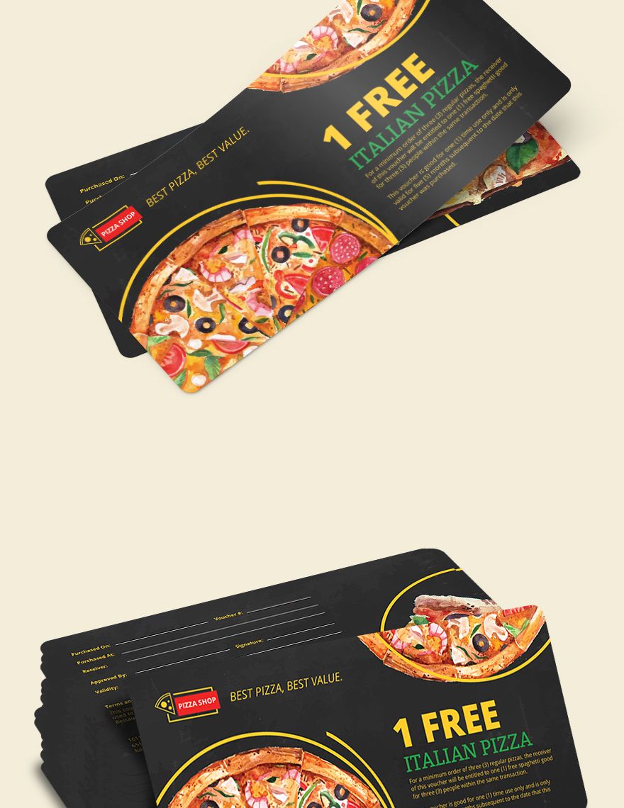 Pizza Coupon Template