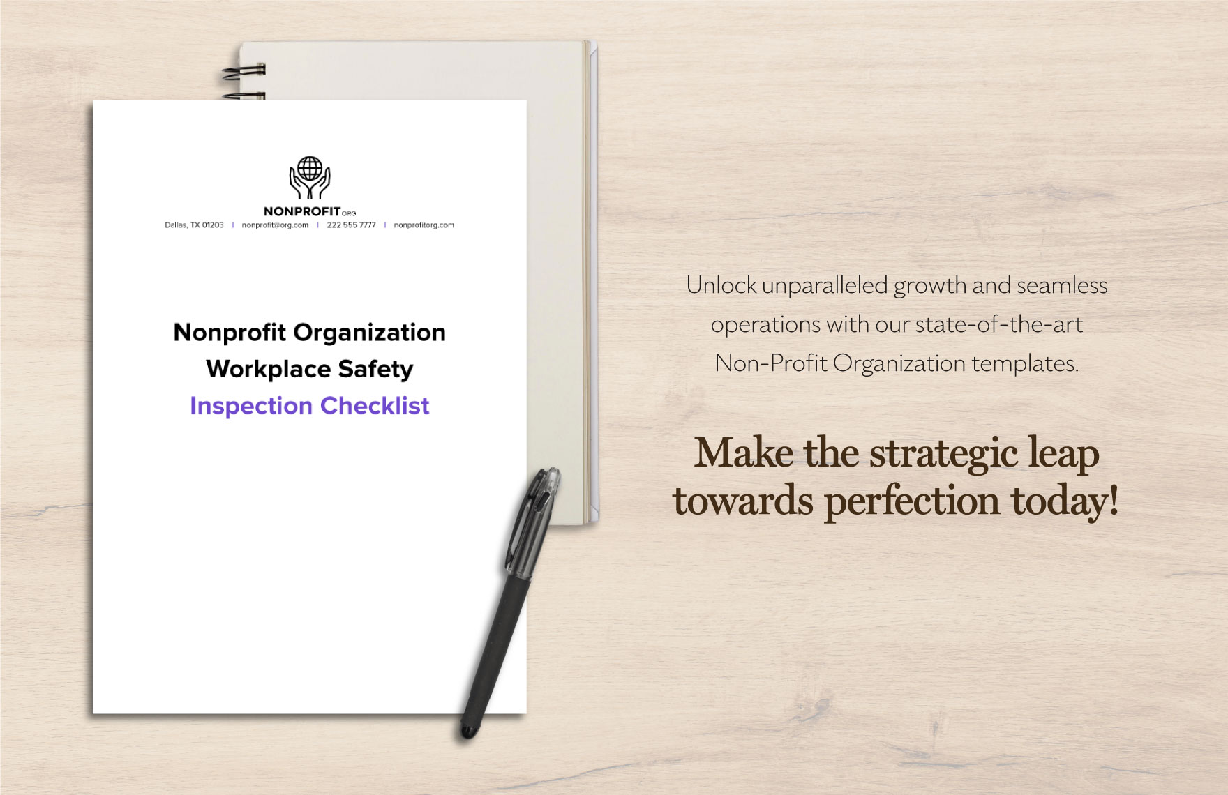 Nonprofit Organization Workplace Safety Inspection Checklist Template