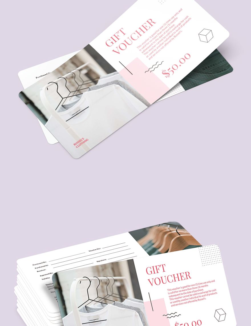 Simple Thank You Voucher Template