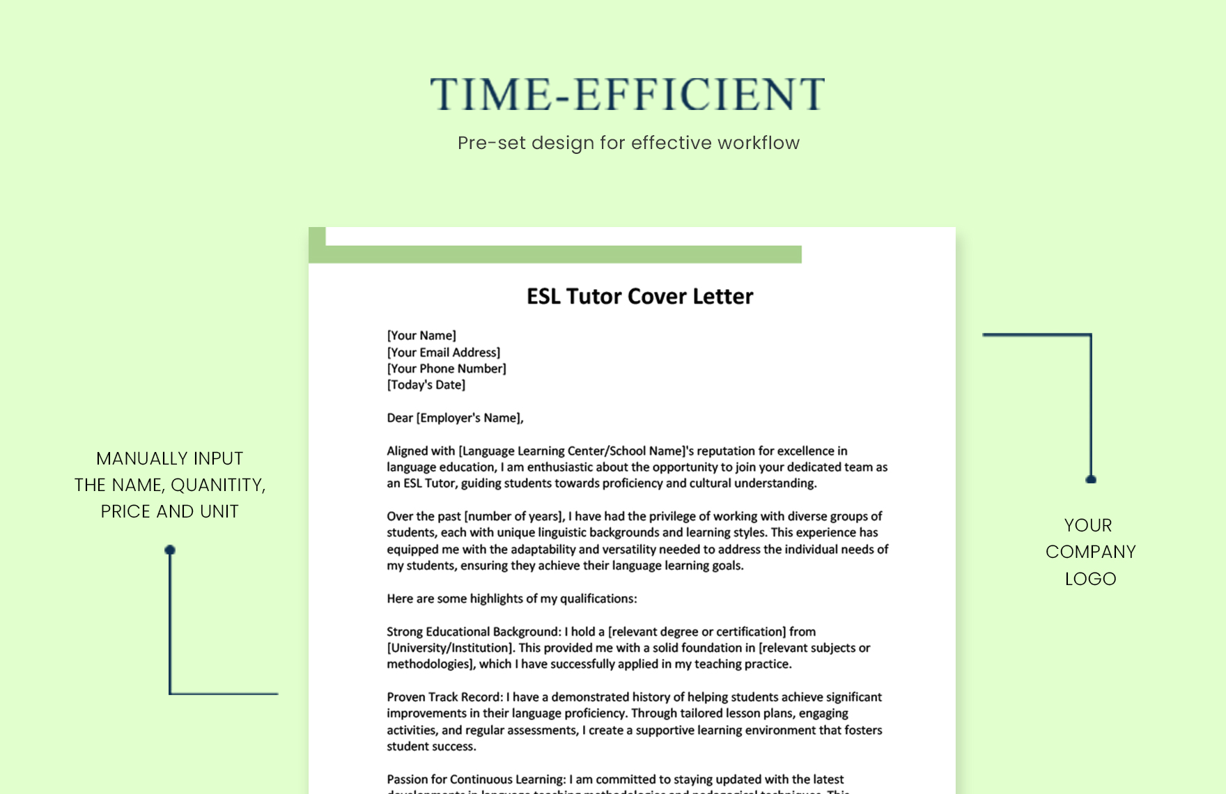 ESL Tutor Cover Letter