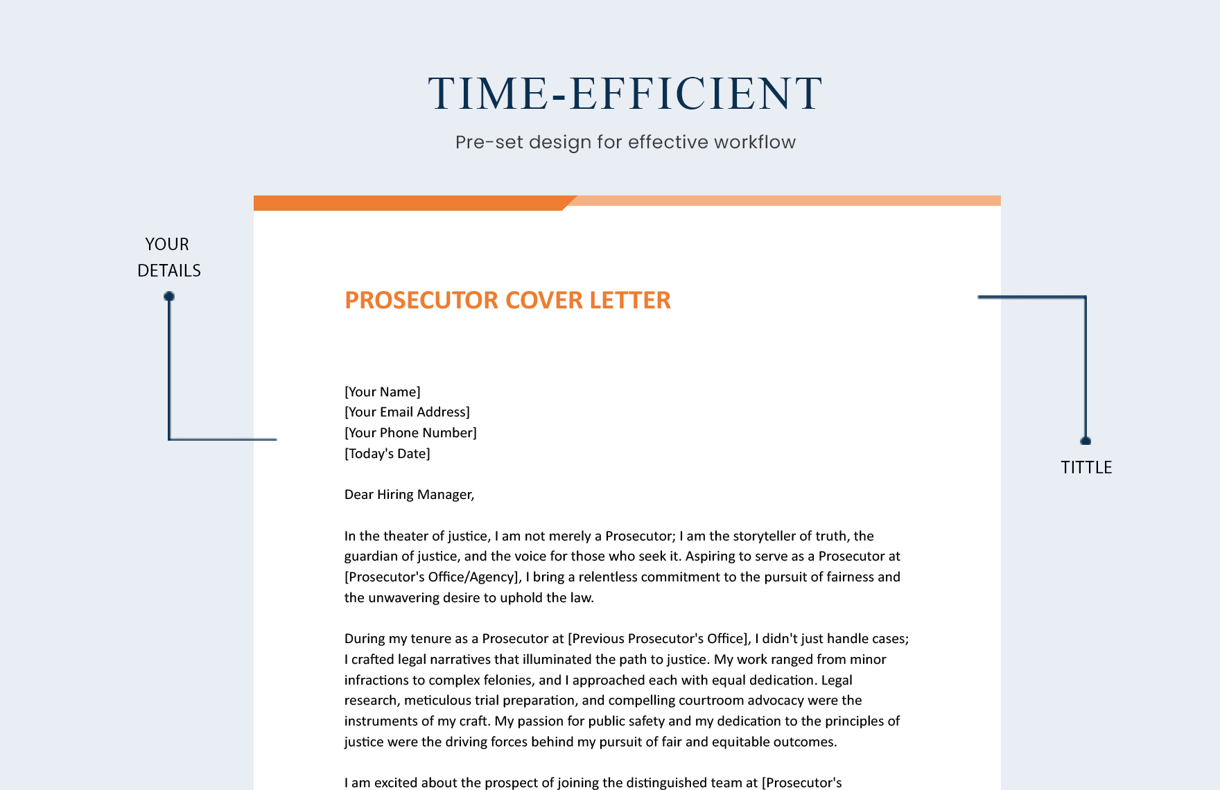 Prosecutor Cover Letter