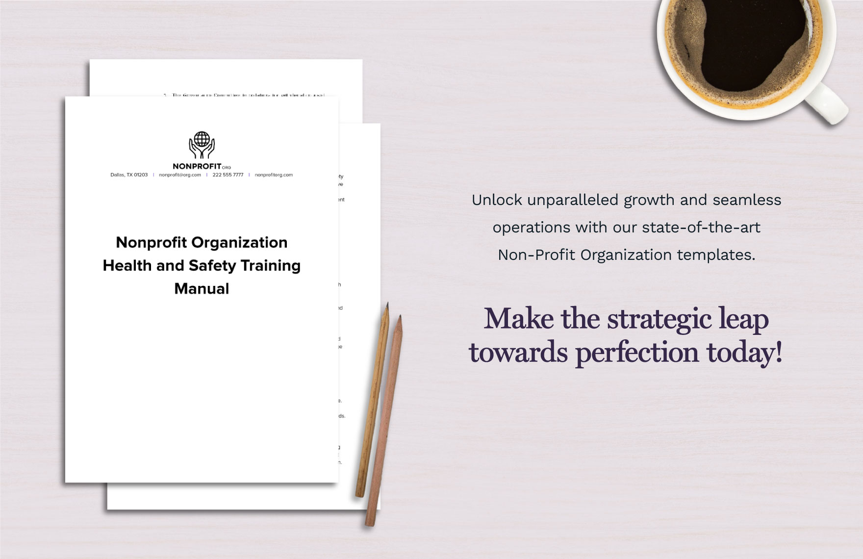 Nonprofit Organization Health and Safety Training Manual Template