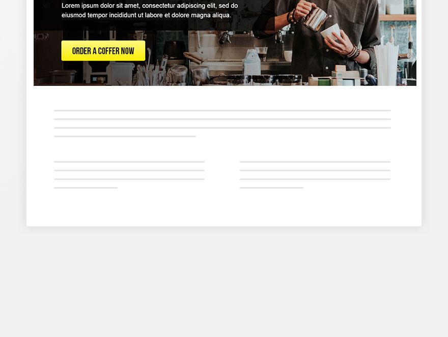 Restaurant Website Header