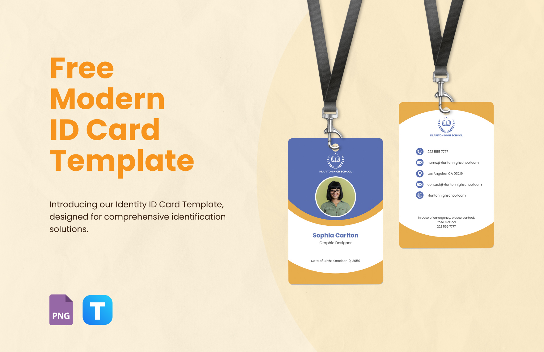 FREE Editable ID Card Template - Download in Word, Google Docs, PDF ...