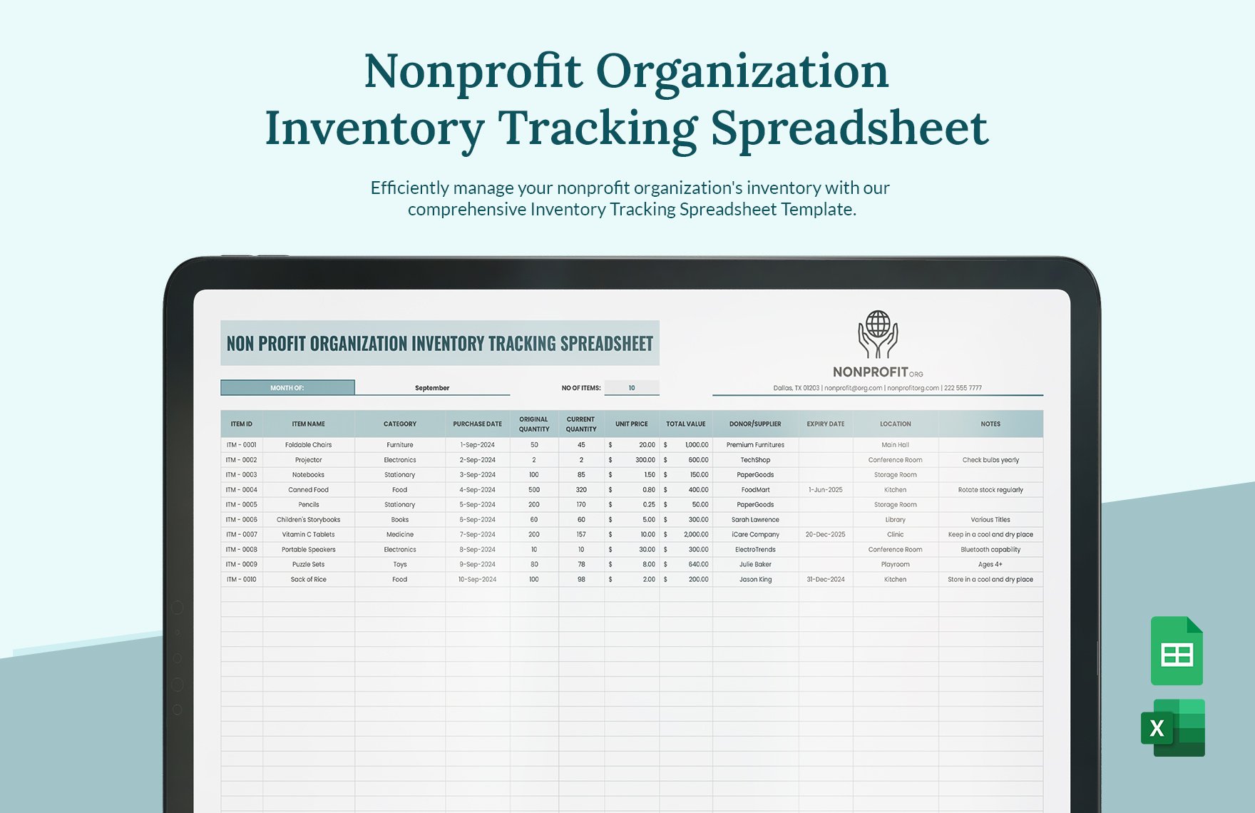 nonprofit-organization-inventory-tracking-spreadsheet