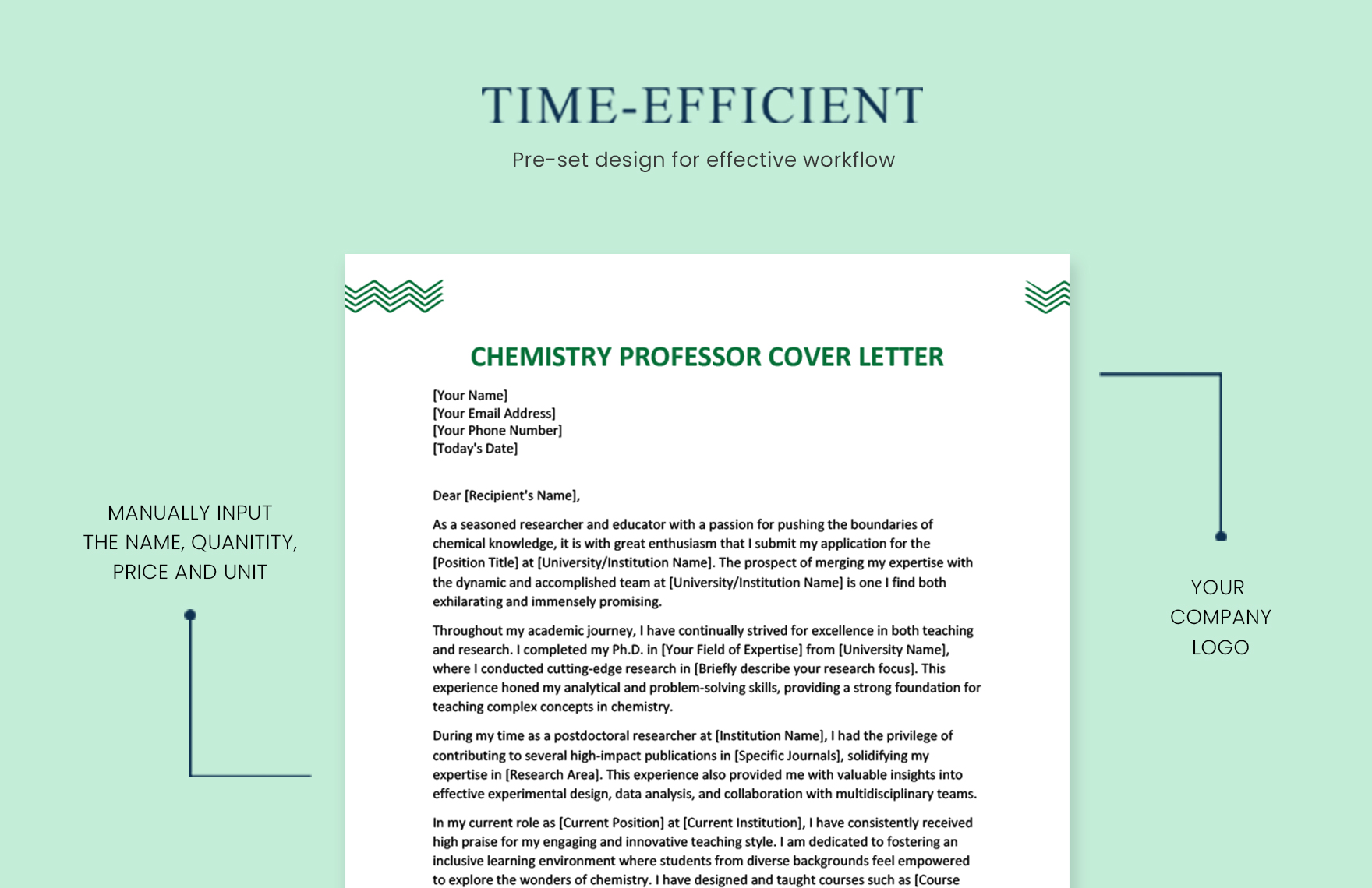 Chemistry Professor Cover Letter
