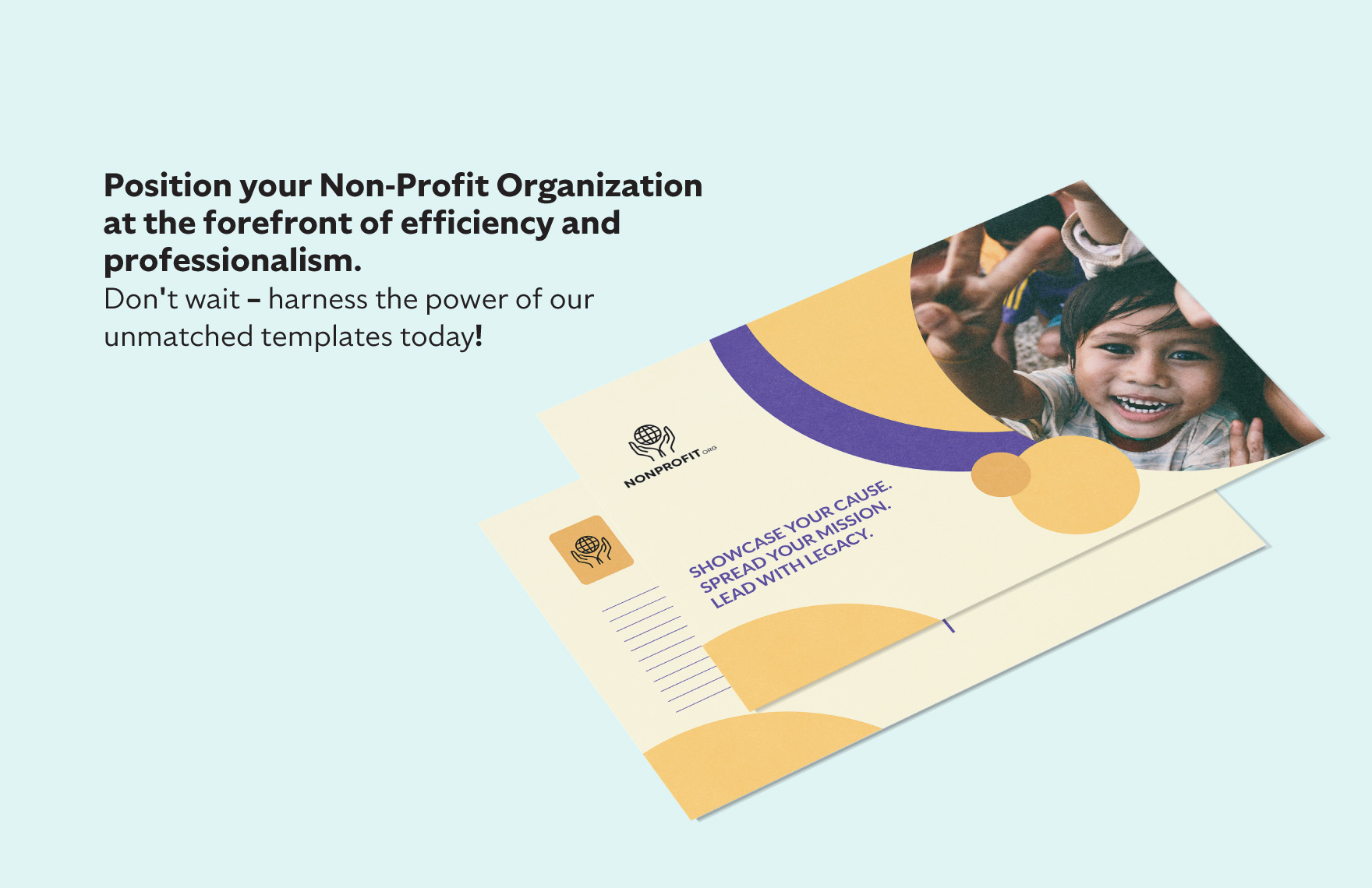 Nonprofit Organization Postcard Template