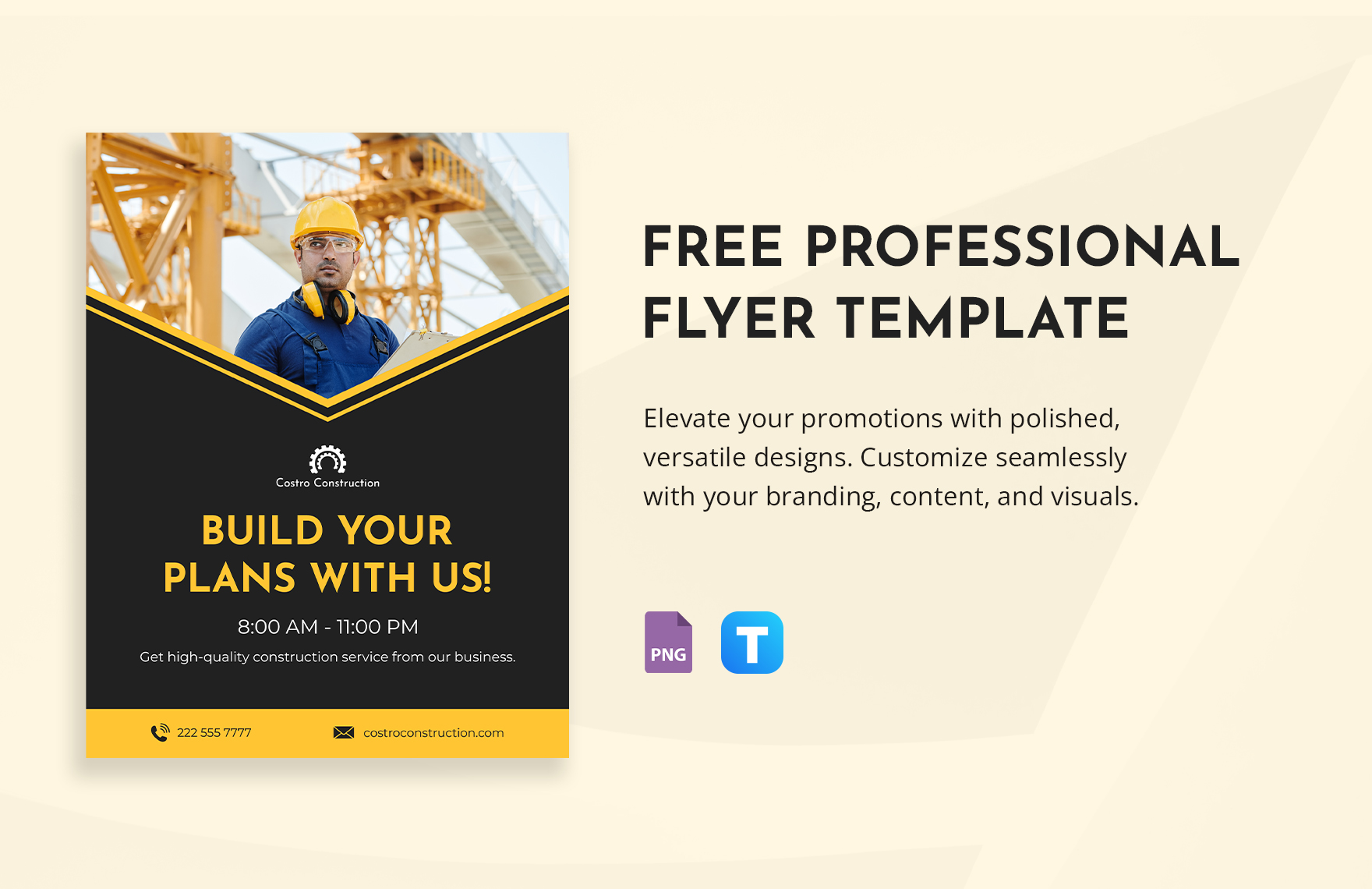 Free Professional Flyer Template in PNG - Download | Template.net