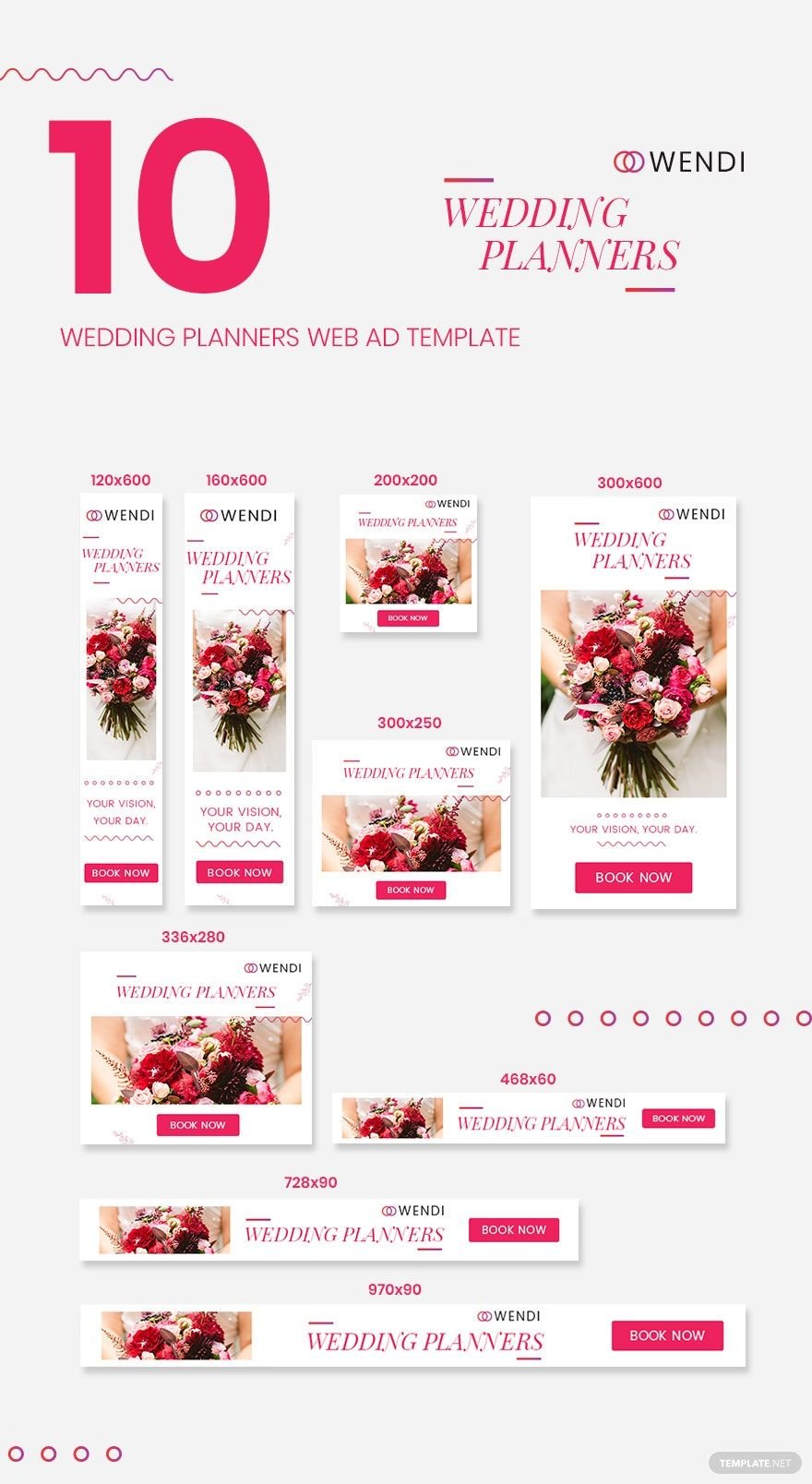 Wedding Planners Web Ad Template