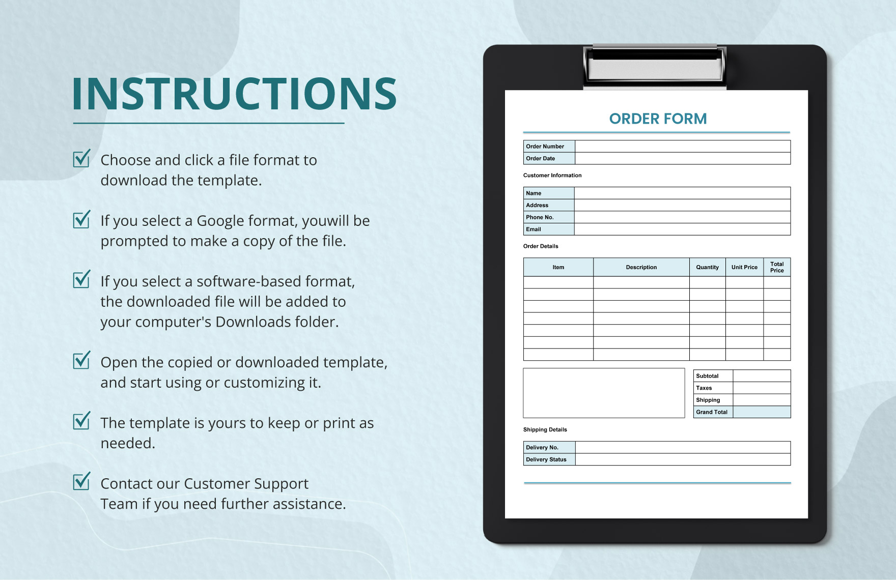 Fillable Fields Template In Word PDF Google Docs Download