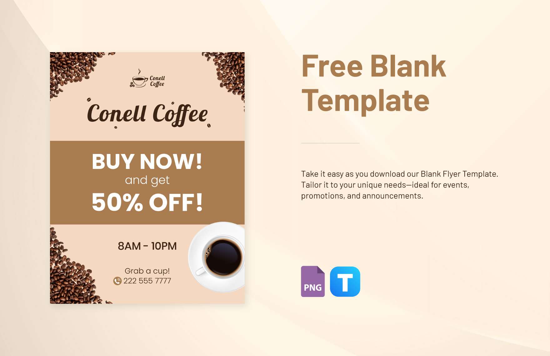 Blank Flyer Template