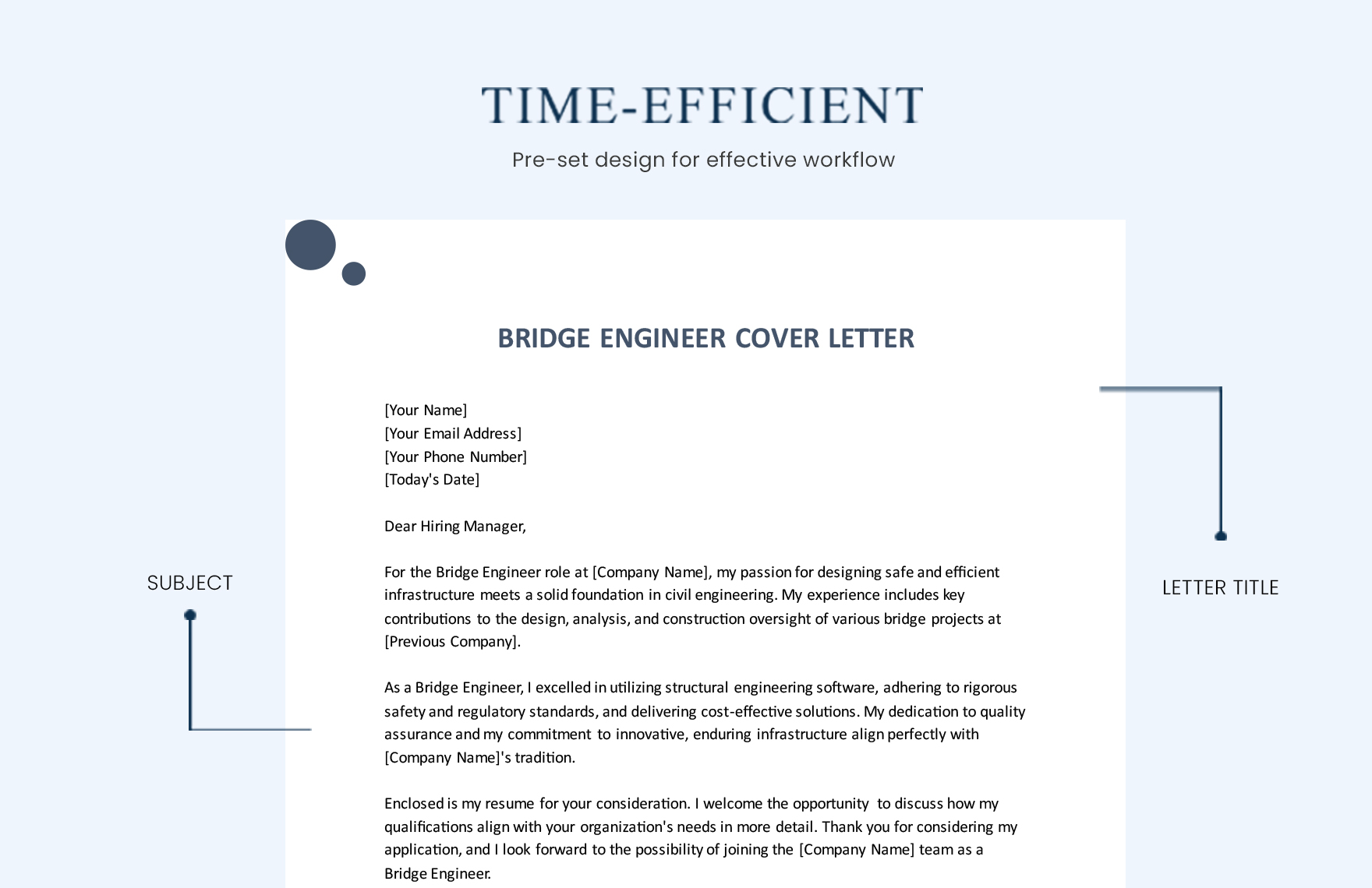 Bridge Engineer Cover Letter