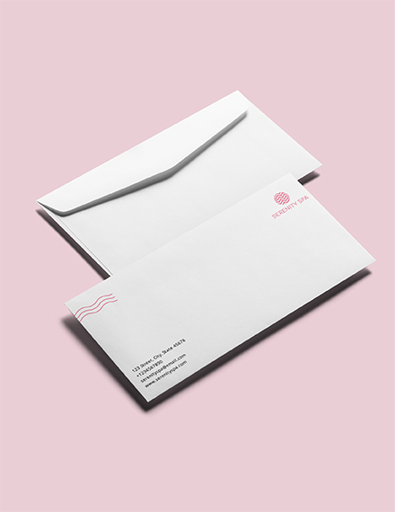 Spa Envelop Template - Google Docs, Illustrator, InDesign, Word, Apple ...