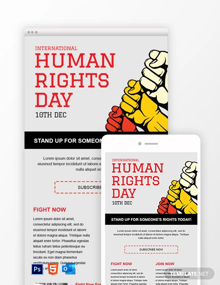 Free Human Rights Email Newsletter