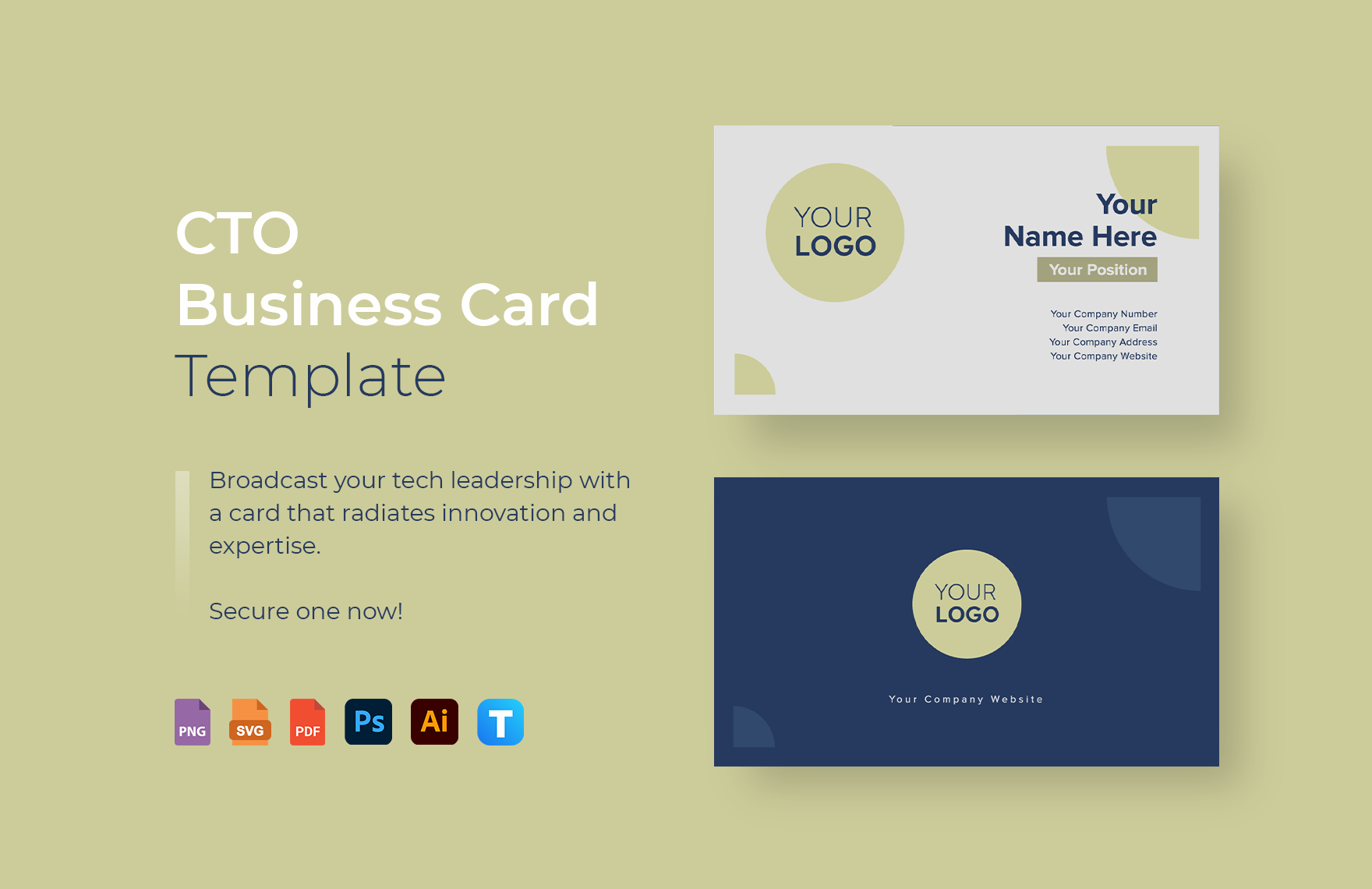 CTO Business Card Template