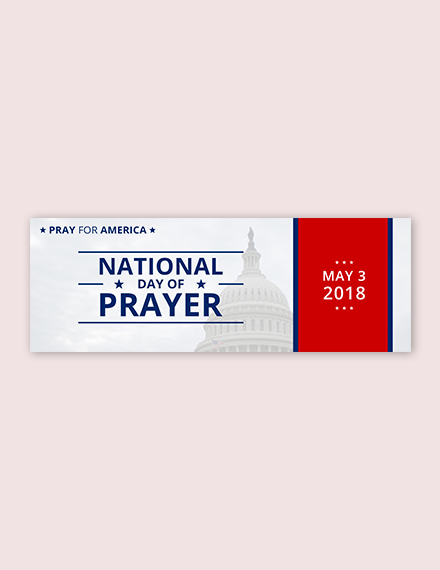 Free National Day Of Prayer Tumblr Banner Template Psd