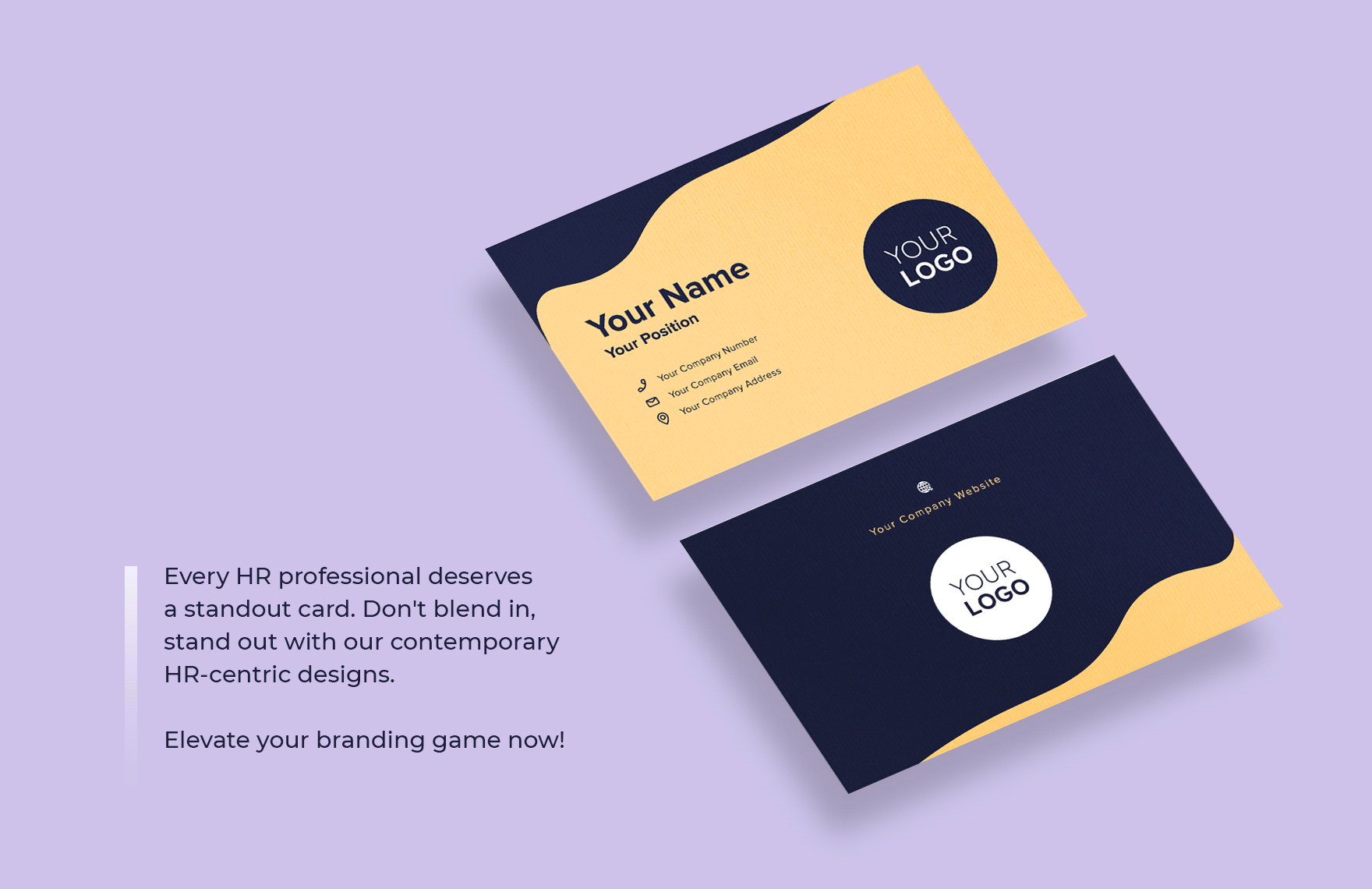 Corporate Trainer Business Card Template