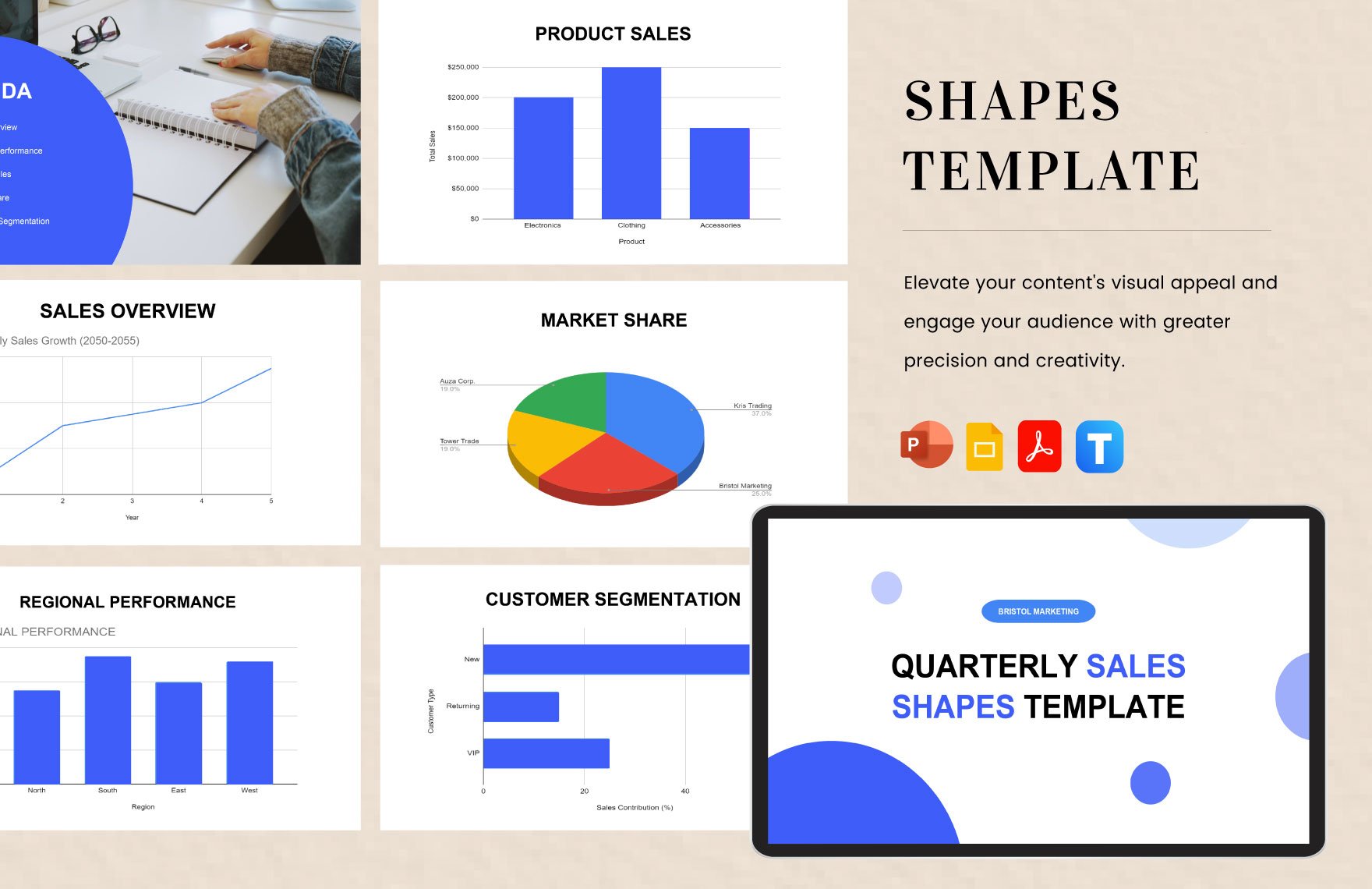 Shapes Template in PDF, PowerPoint, Google Slides