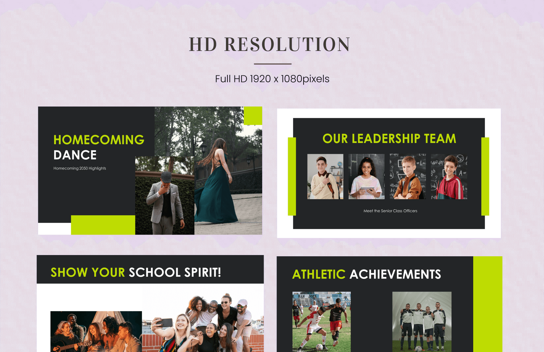 powerpoint yearbook template