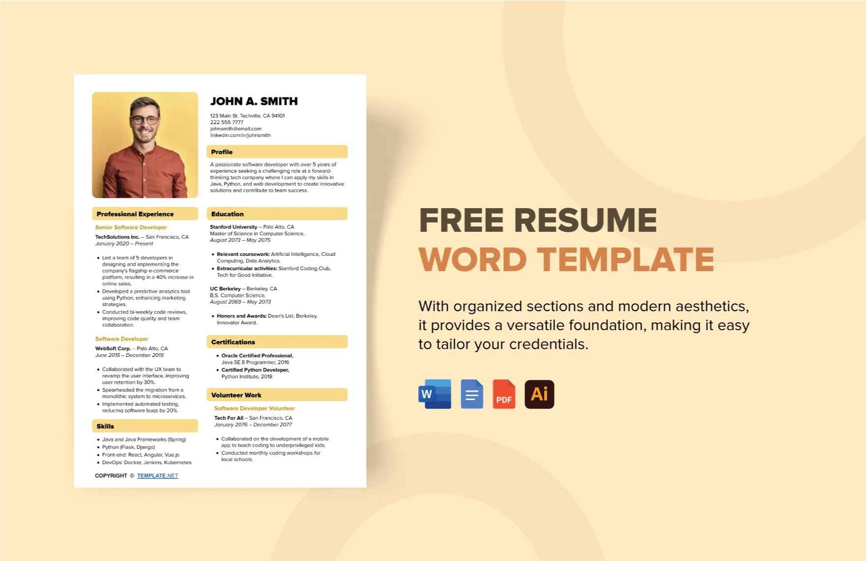 Resume Word Template