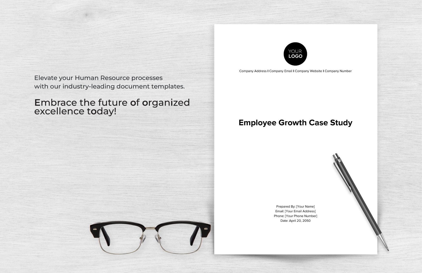 Employee Growth Case Study HR Template