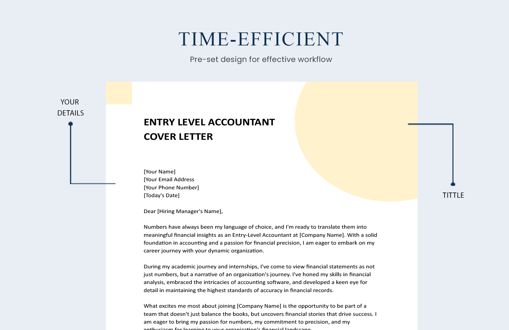 Entry Level Accountant Cover Letter