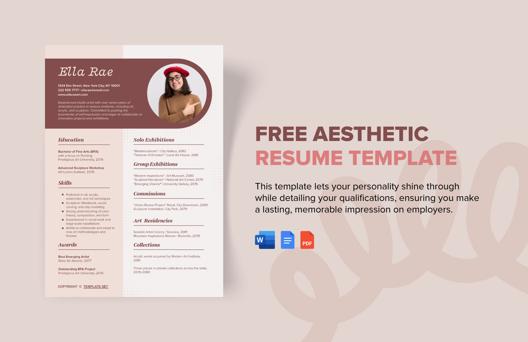 FREE Resume Word Template Download