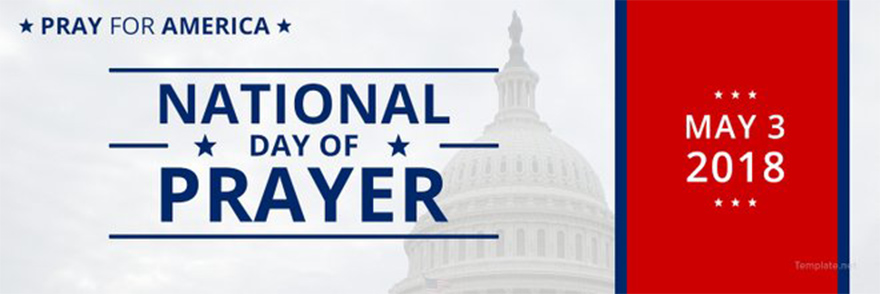 National Day of Prayer Twitter Header Cover Template