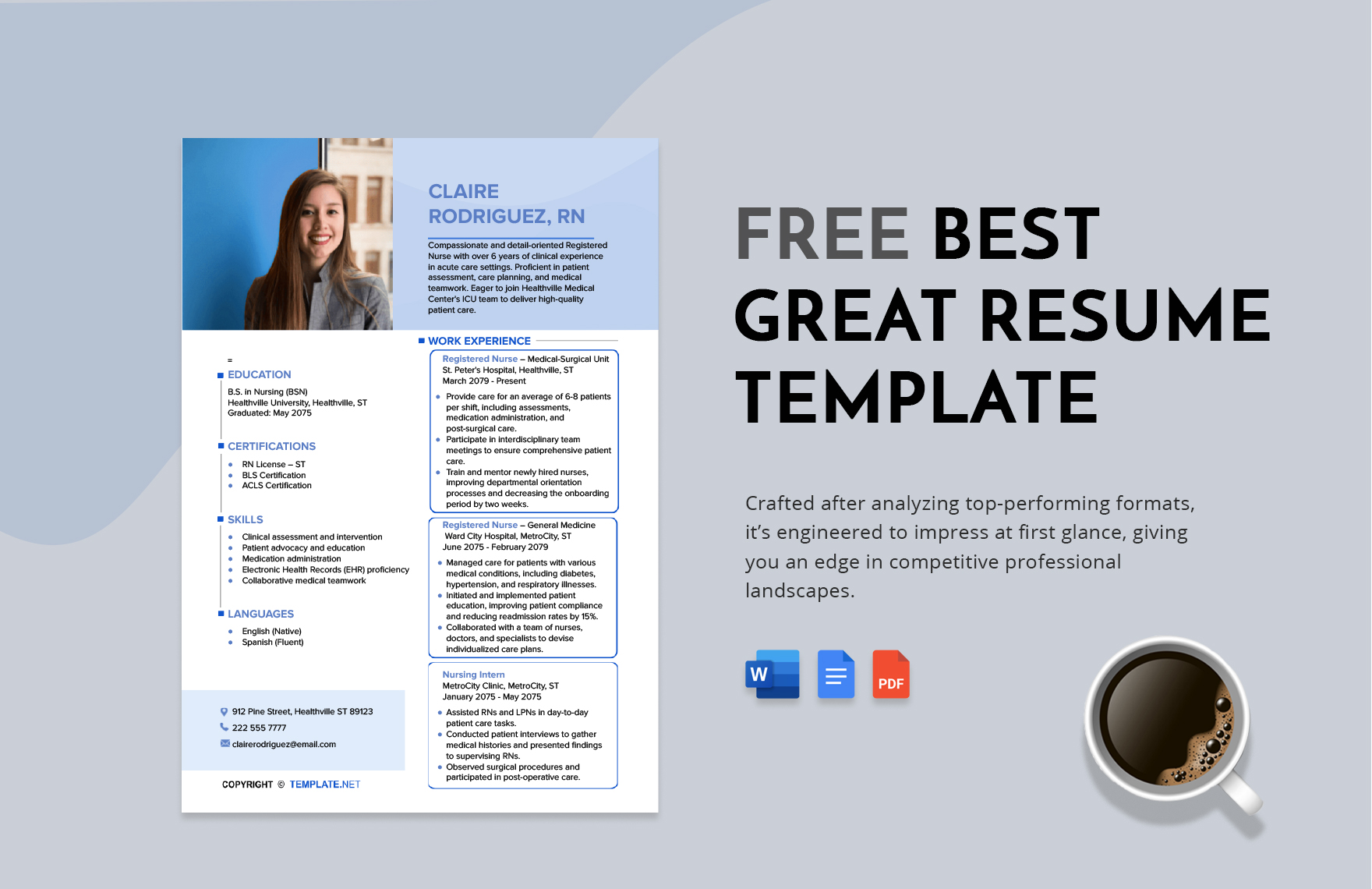 Free Best Great Resume Template - Best Great Resume Template I0ke7 