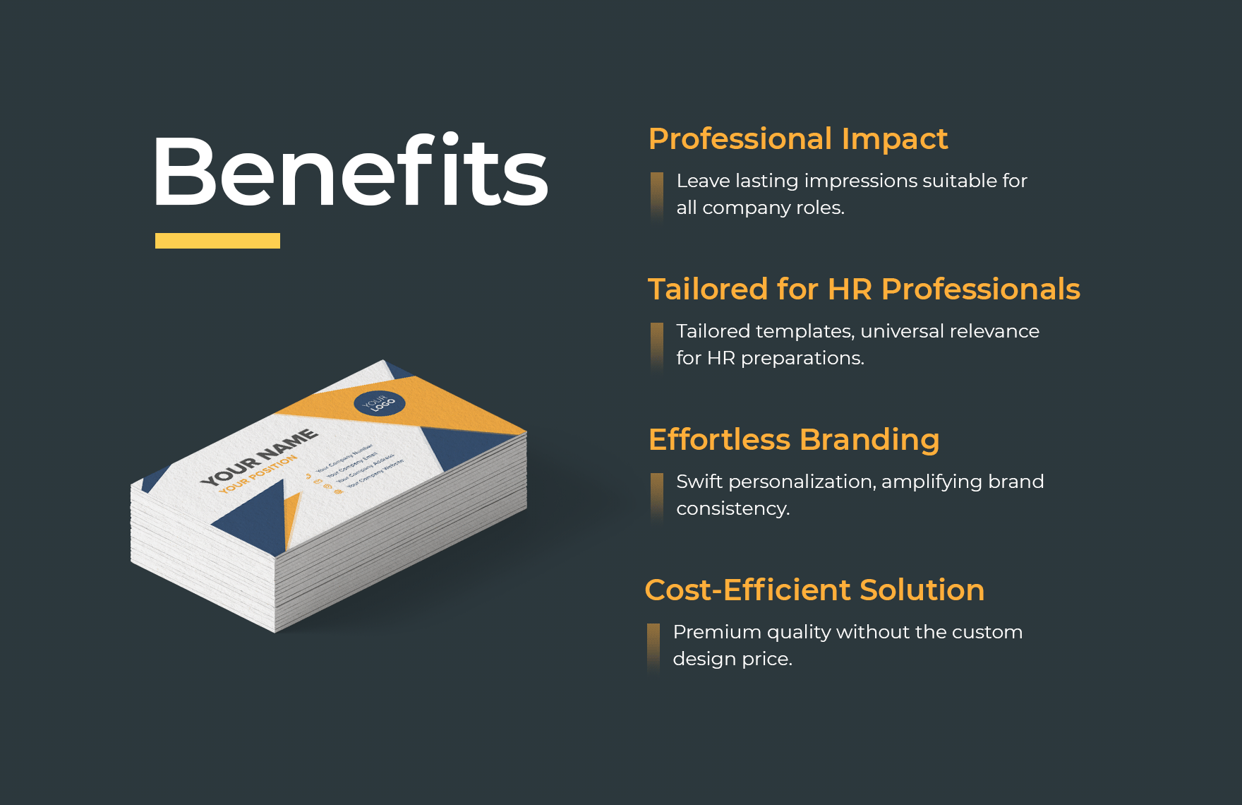 Product Manager Business Card Template