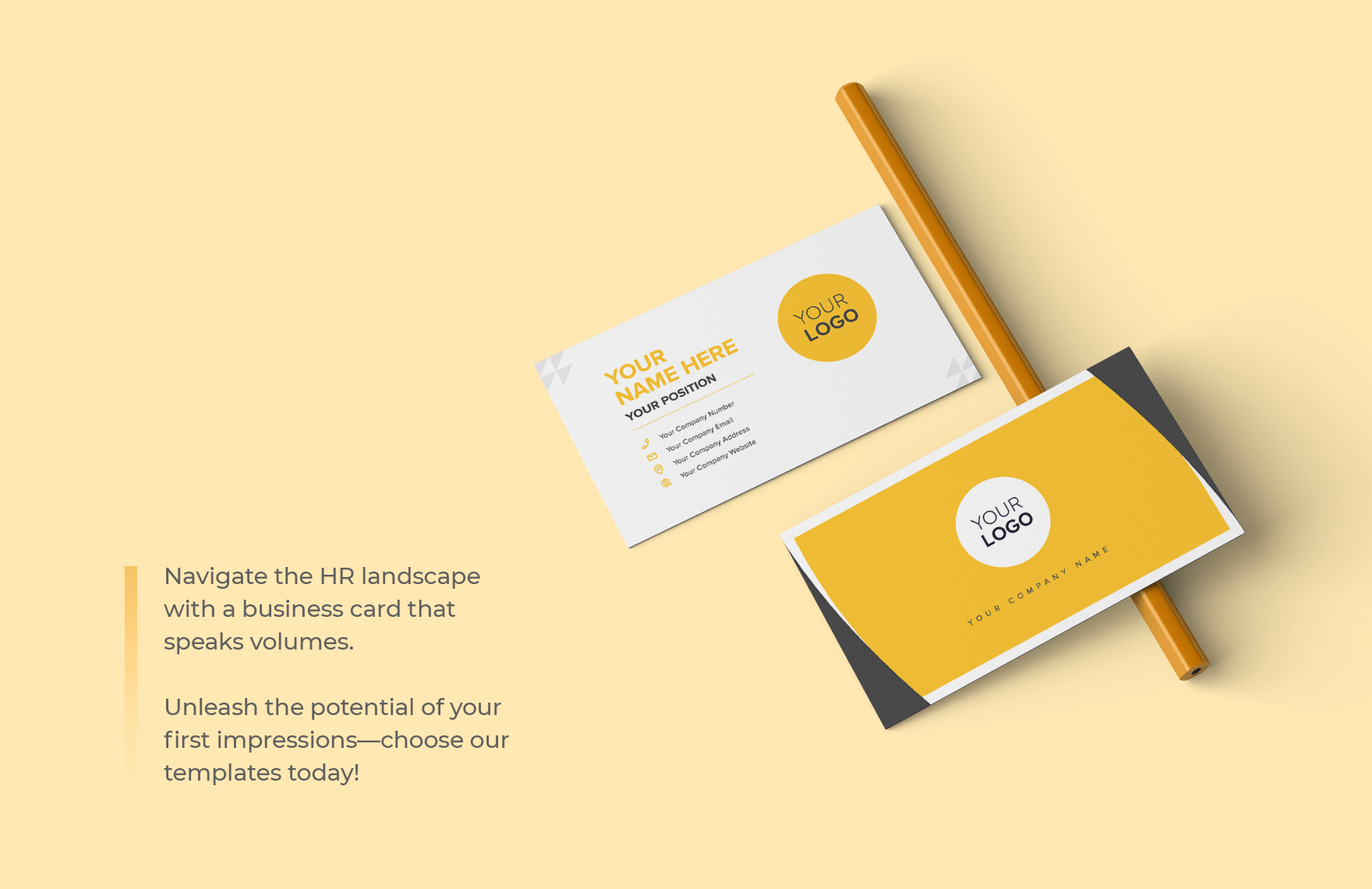 IT Manager Business Card Template