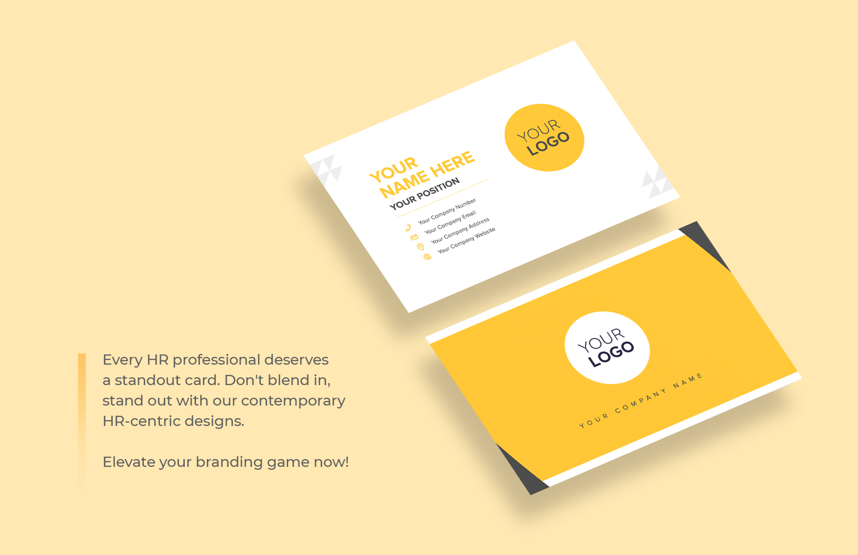 IT Manager Business Card Template