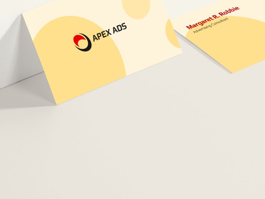 Advertising Consultant Business Card Template