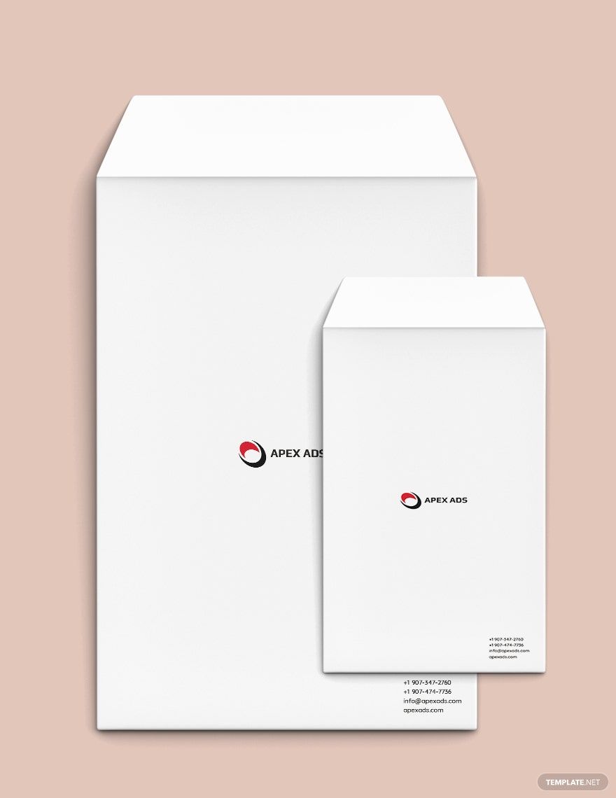 Advertising Consultant Envelope Template in Pages, Word, InDesign, Illustrator, Publisher, PSD, Google Docs - Download | Template.net